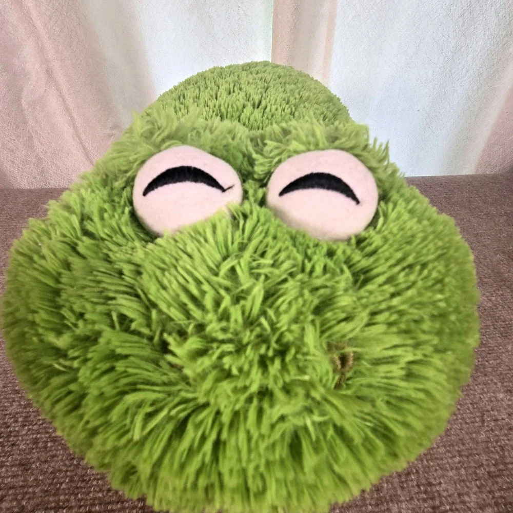 Pillow Pets Premium Friendly Frog Green Plush Folding Stuffed Animal 18